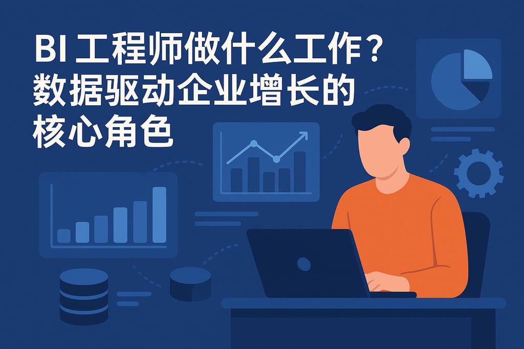 BI工程师做什么工作？数据驱动企业增长的核心角色"